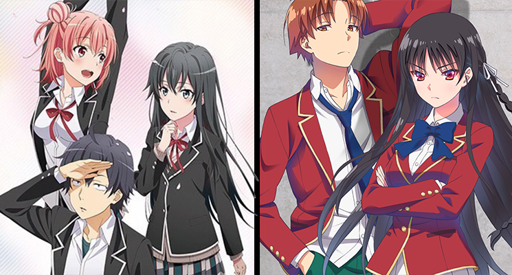 Oregairu x Youkoso Jitsuryoku: As incríveis semelhanças entre os  personagens - Anime United