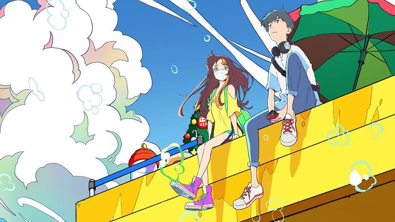 Palavras borbulham como filme de anime Soda Pop: PV, elenco, equipe