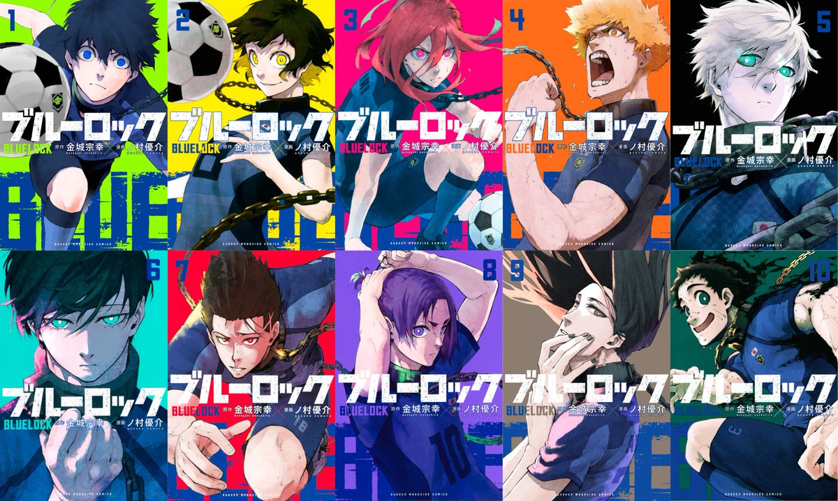 Os personagens de Blue Lock, o novo anime de futebol
