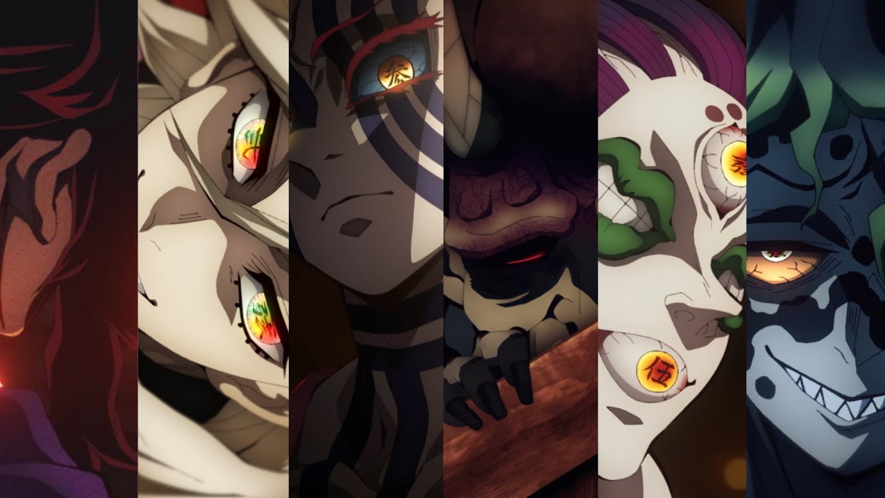 Os Onis de Demon Slayer - Todas as Luas Superiores de Kimetsu no Yaiba